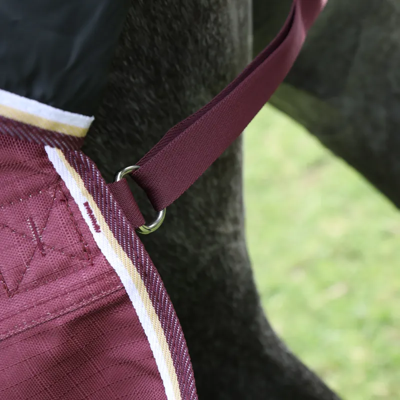 Shires Highlander Plus 100g Combo Turnout Rug - Maroon-8
