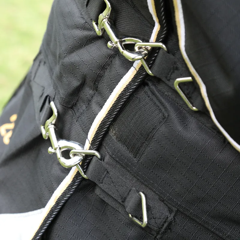 Shires Highlander Plus 200g Turnout Rug - Black-3