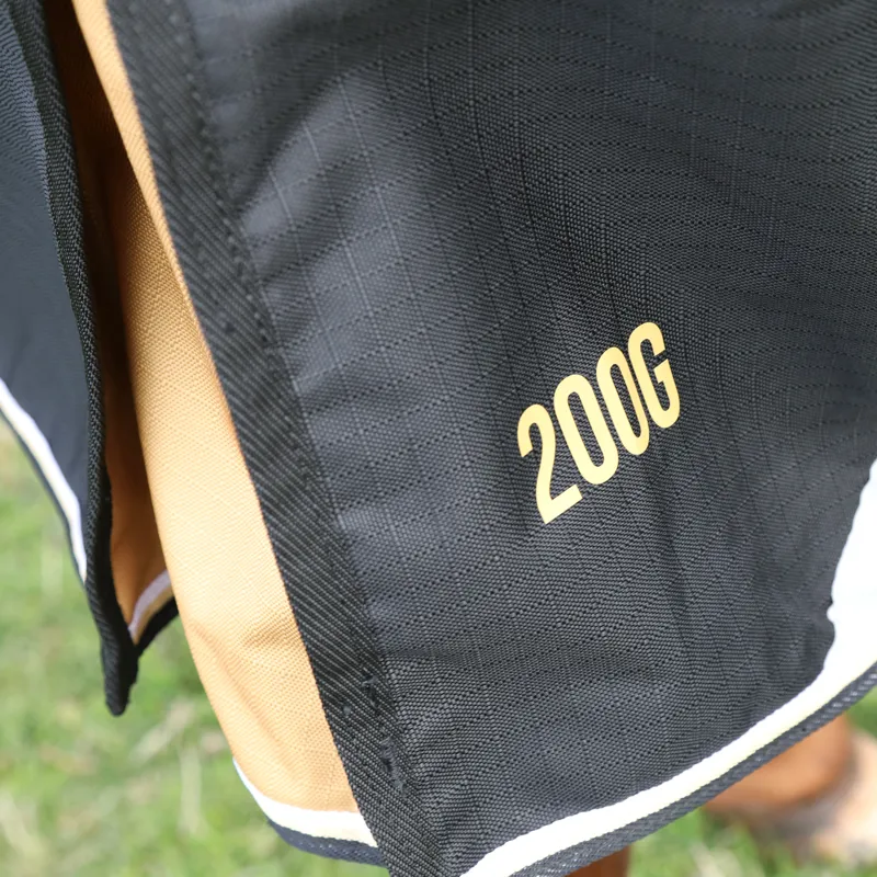 Shires Highlander Plus 200g Turnout Rug - Black-1