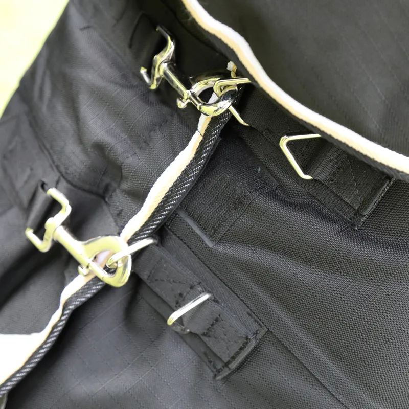 Shires Highlander Plus 200g Combo Turnout Rug - Black-1