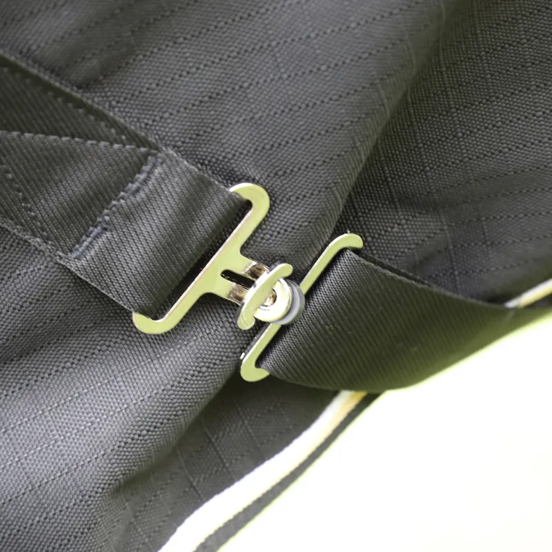 Shires Highlander Plus 200g Turnout Rug and Neck Set - Black-3