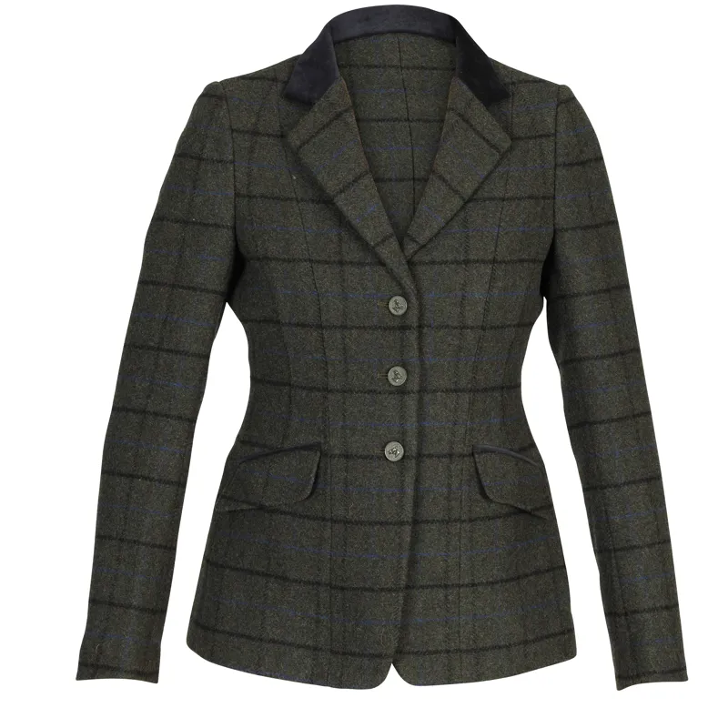 Shires Aubrion Saratoga Ladies Jacket - Dark Green Check