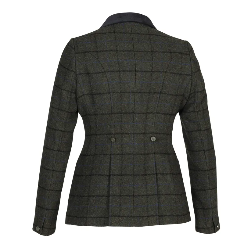 Shires Aubrion Saratoga Ladies Jacket - Dark Green Check-1