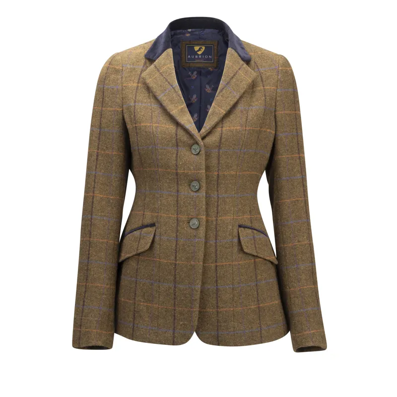 Shires Aubrion Saratoga Jacket - Oak Brown Check