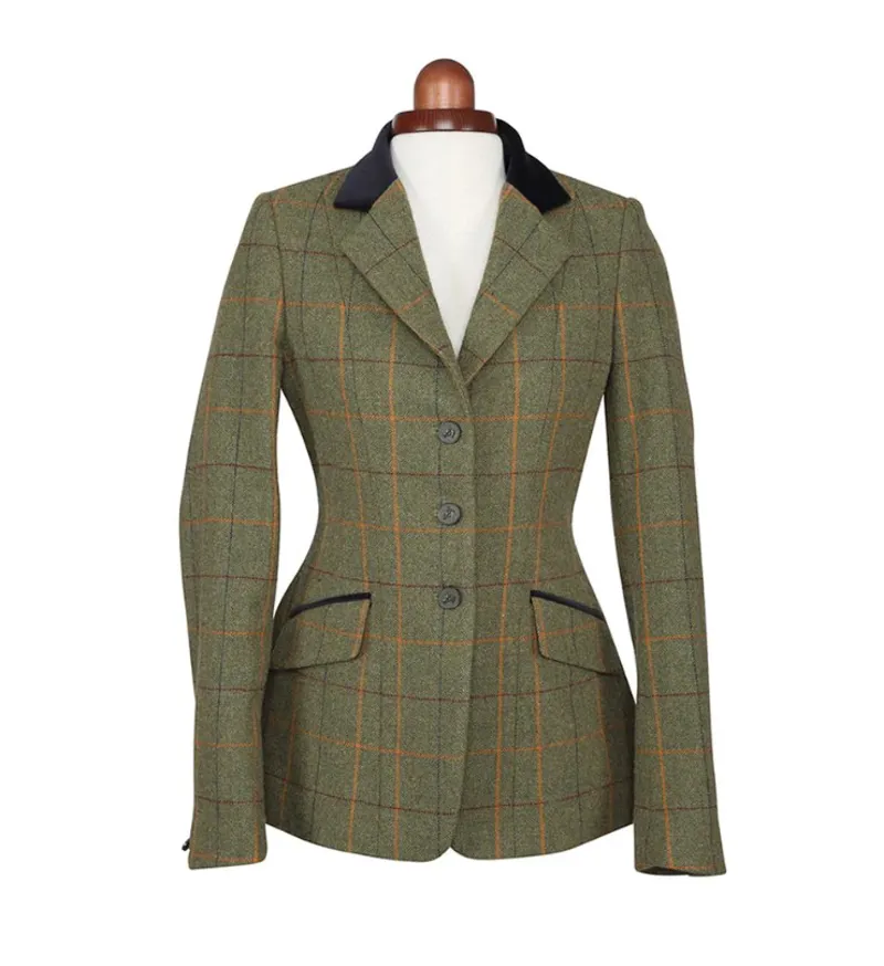 Shires Aubrion Saratoga Children's Jacket - Red/Yellow/Blue Check