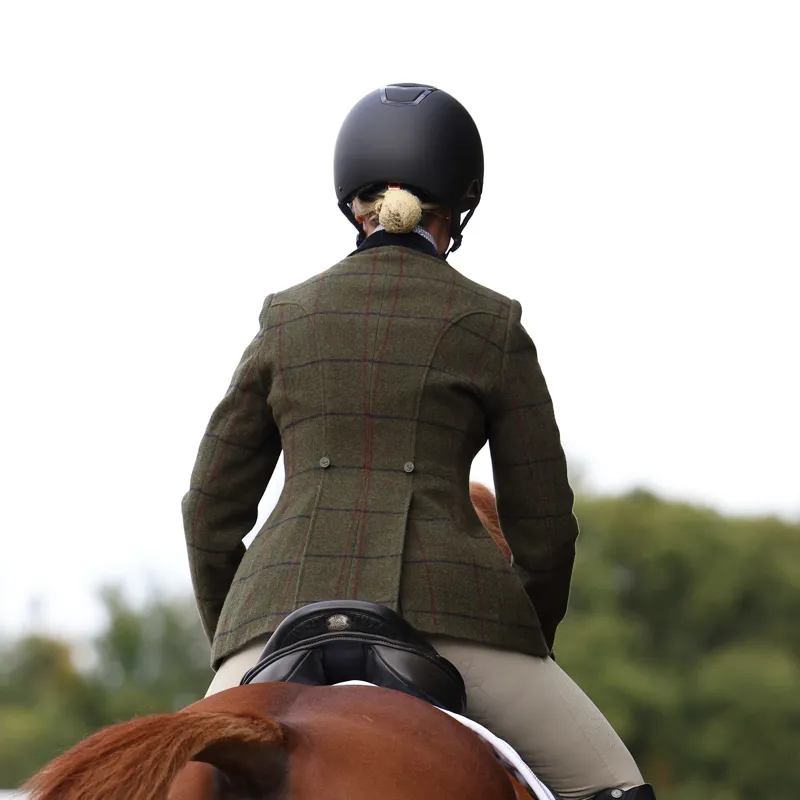 Shires Aubrion Saratoga Jacket - Spruce Green Check-3