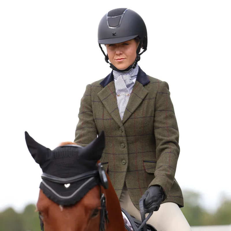 Shires Aubrion Saratoga Jacket - Spruce Green Check-4