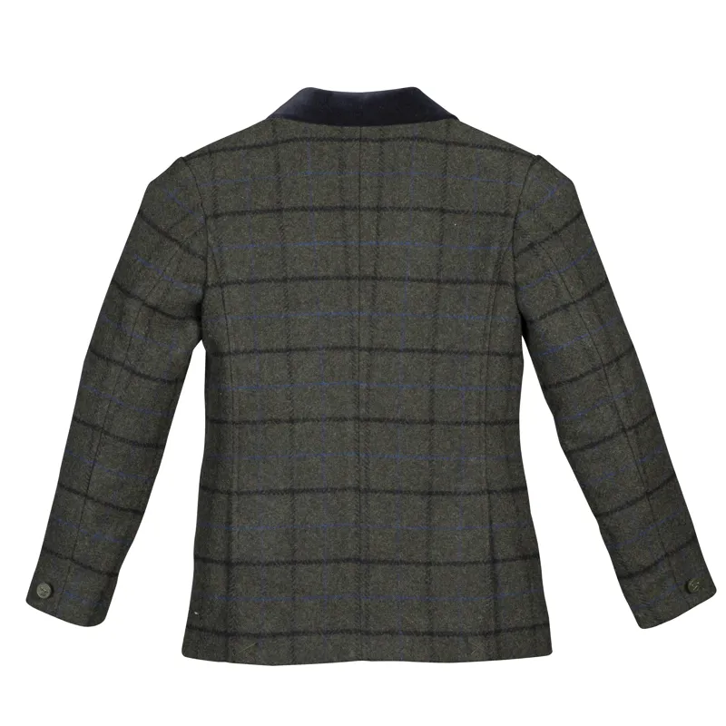 Shires Aubrion Saratoga Children's Jacket - Dark Green Check-1