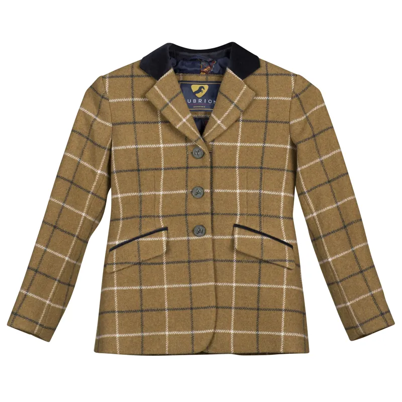 Shires Aubrion Saratoga Children's Jacket - Navy/Natural Check