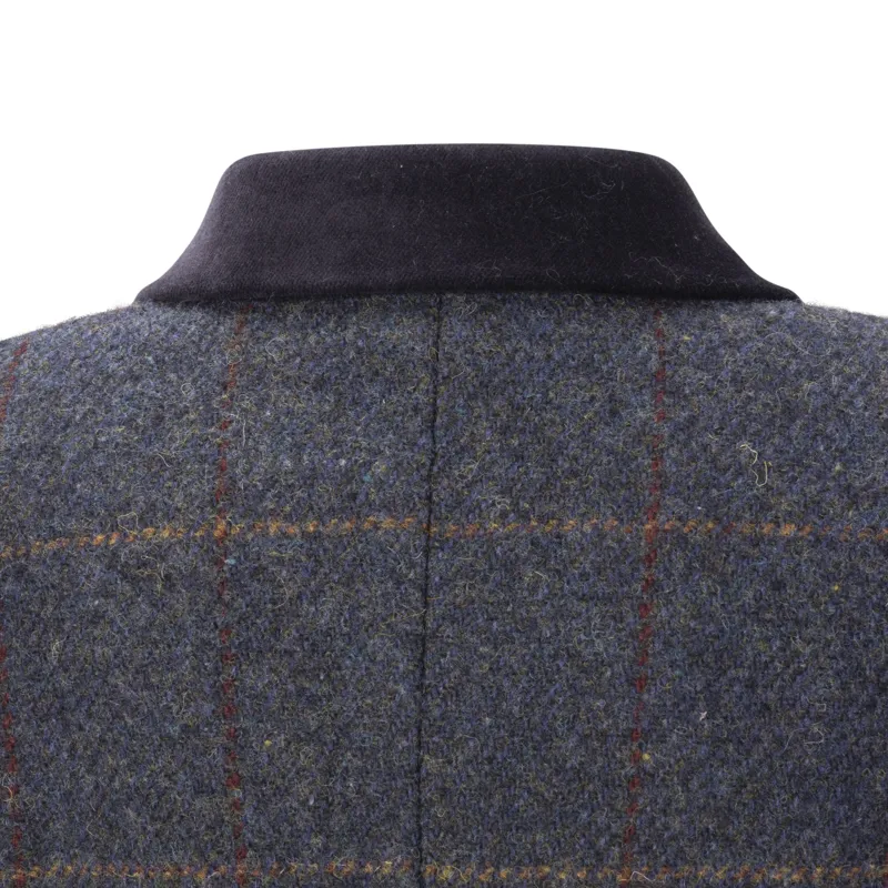 Shires Aubrion Saratoga Children's Jacket - Juniper Navy Check-6