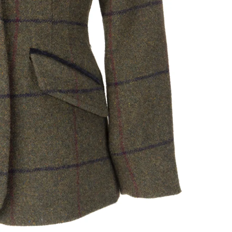 Shires Aubrion Saratoga Children's Jacket - Spruce Green Check-3