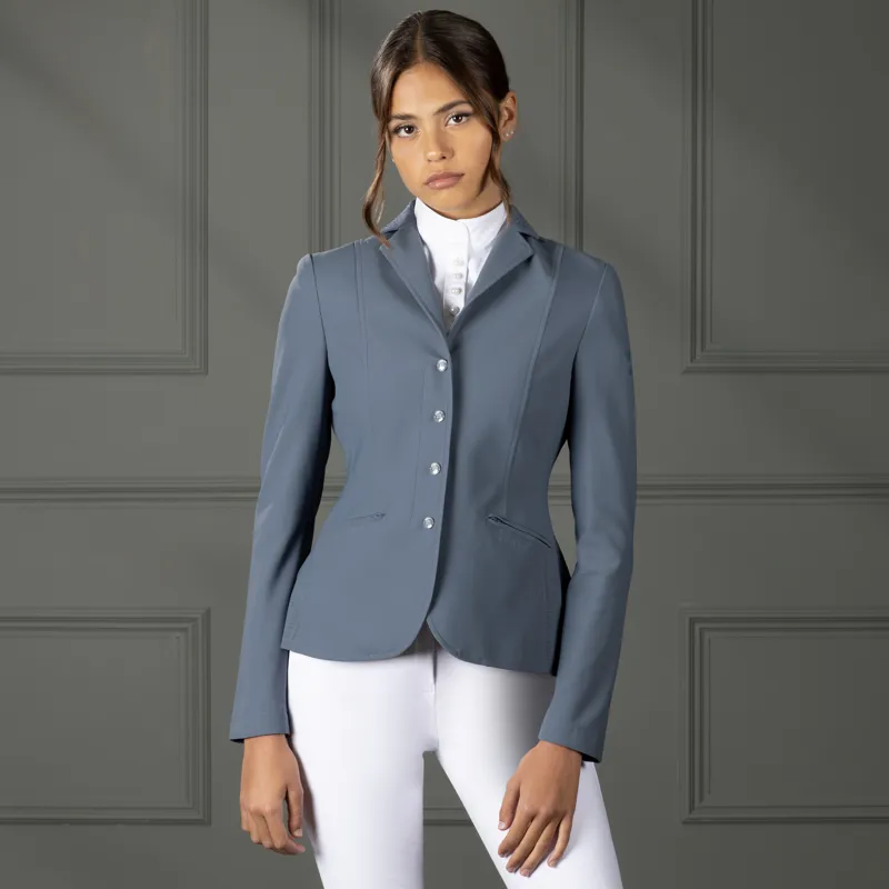 Shires Aubrion Ladies Newton Show Jacket - Storm Grey-2