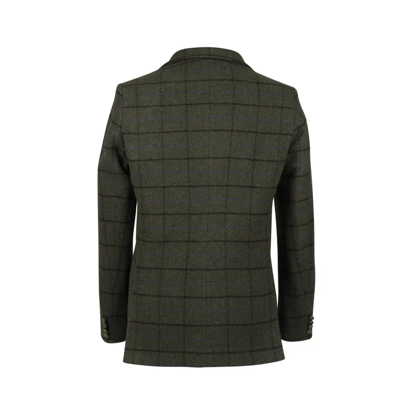 Shires Aubrion Saratoga Men's Riding Jacket - Dark Green Check-1