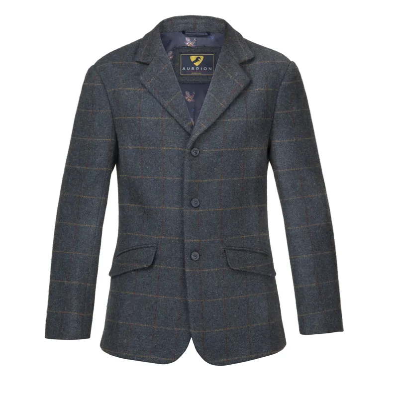Shires Aubrion Saratoga Men's Jacket - Juniper Navy Check