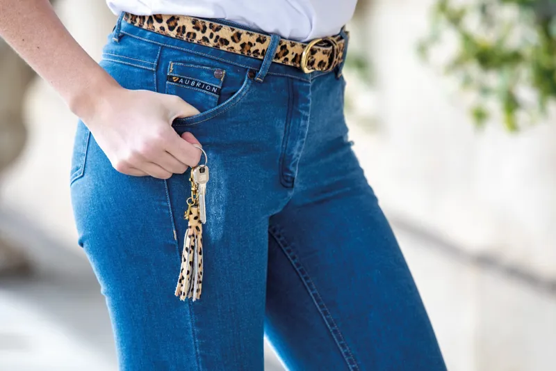 Shires Aubrion Cow Hair Skinny Belt - 100cm - Unboxed-1