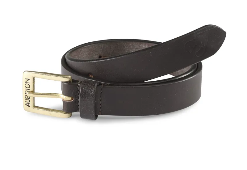 Shires Aubrion 35mm Leather Belt - Brown
