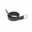 Shires Aubrion 25mm Skinny Leather Belt - Black