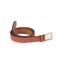 Shires Aubrion 25mm Skinny Leather Belt - Tan
