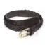 Shires Aubrion Plaited Leather Belt - Brown