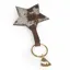 Shires Aubrion Cowhide Keyring - Cow Print