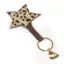 Shires Aubrion Cowhide Keyring - Leopard Print