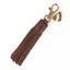 Shires Aubrion Tassel Keyring - Brown