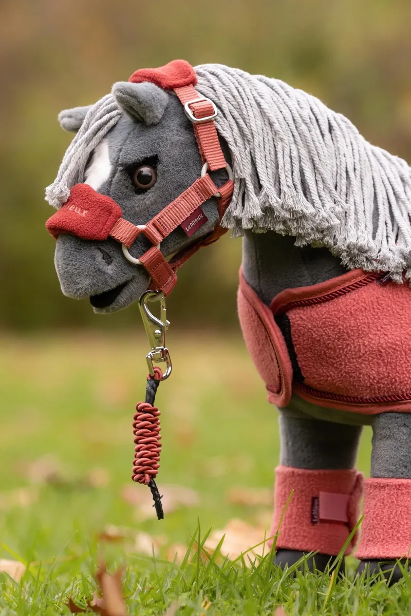 LeMieux Toy Pony Vogue Headcollar and Leadrope - Spiced Earth-1