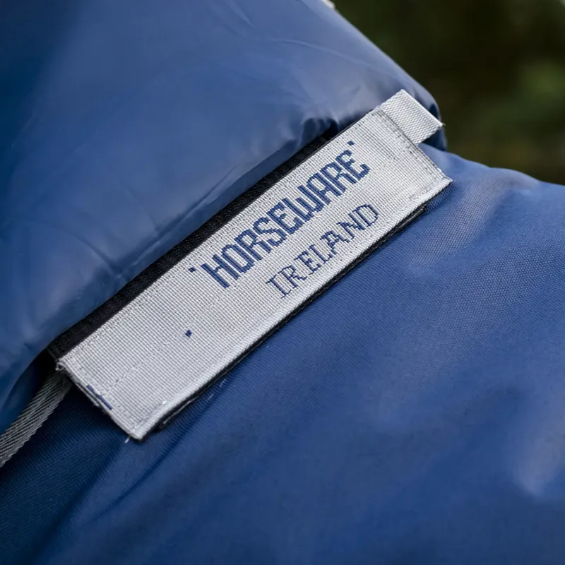 Horseware Amigo 1200D FieldSafe plus 100g Turnout Rug - Navy/Titanium Grey/Silver-3