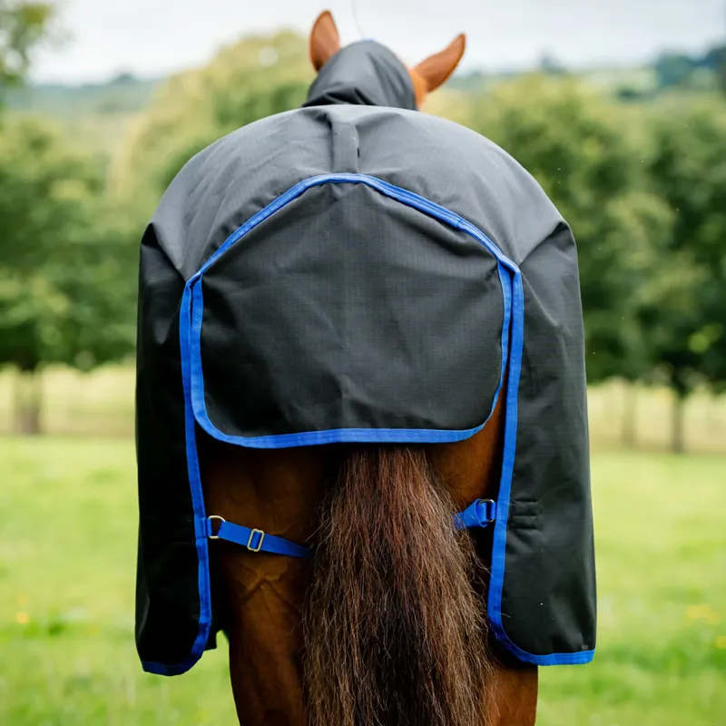 Horseware Amigo Ripstop 900D 200g Plus Turnout - Black/Classic Blue-4