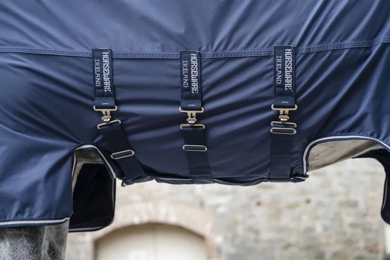 Horseware Show Ready Rug - Navy/Navy/Silver-2