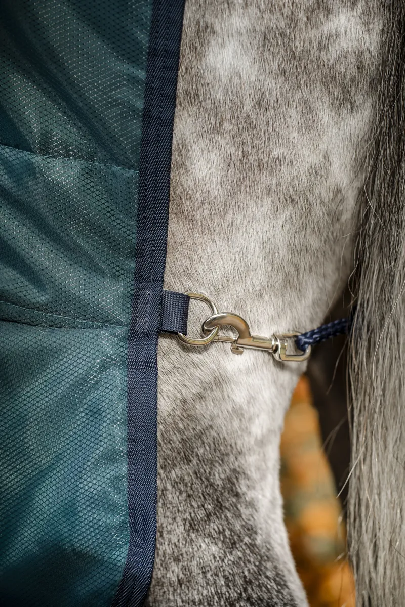 Horseware Amigo Ripstop Insulator 200g Stable Rug - Dynasty Green/Navy/Silver-5