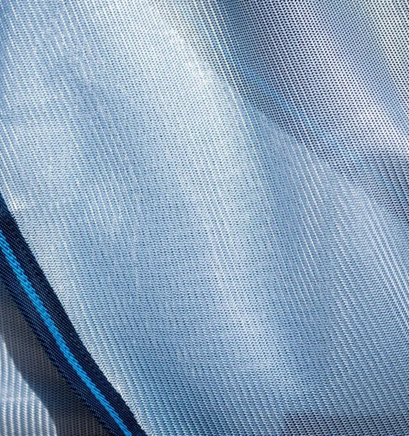 Horseware Amigo Bug Rug - Heather Blue/Blue/Silver-4