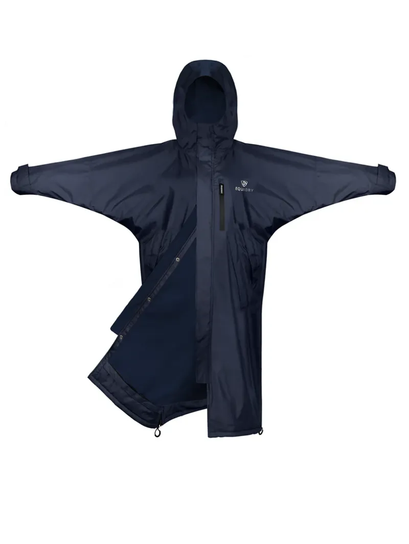 EQUIDRY All Rounder Childrens Evolution Lite Jacket Thin Fleece - Navy