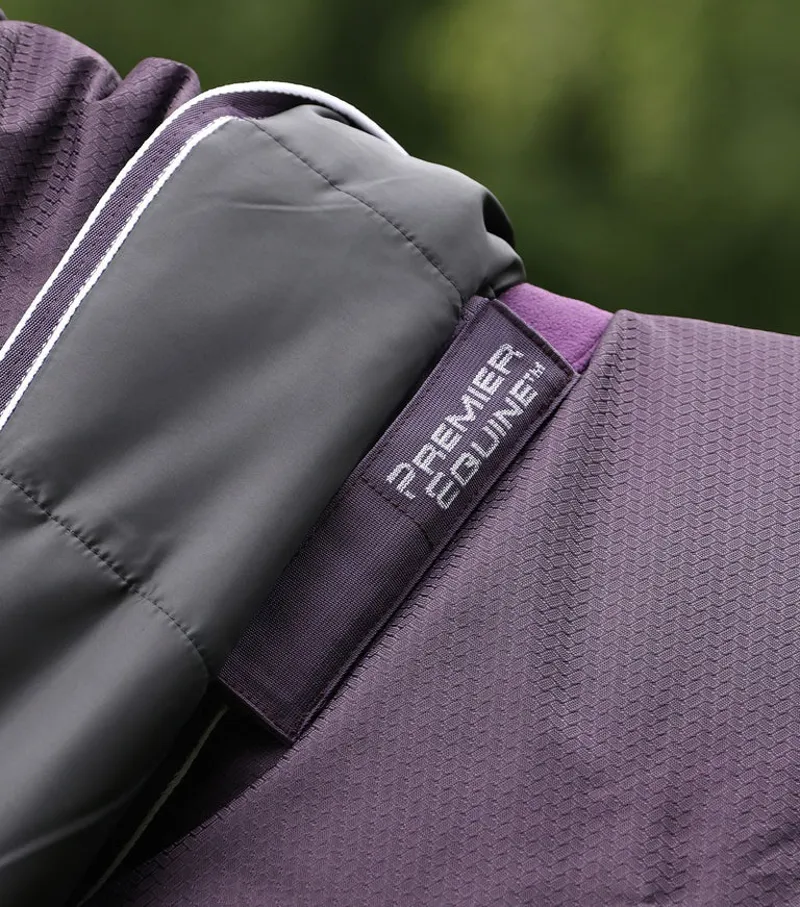 Premier Equine Akoni 200g Turnout Rug With Classic Neck Cover - Purple-4