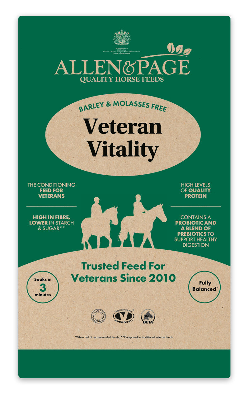 Allen and Page Veteran and Vitality Horse Feed - 20kg