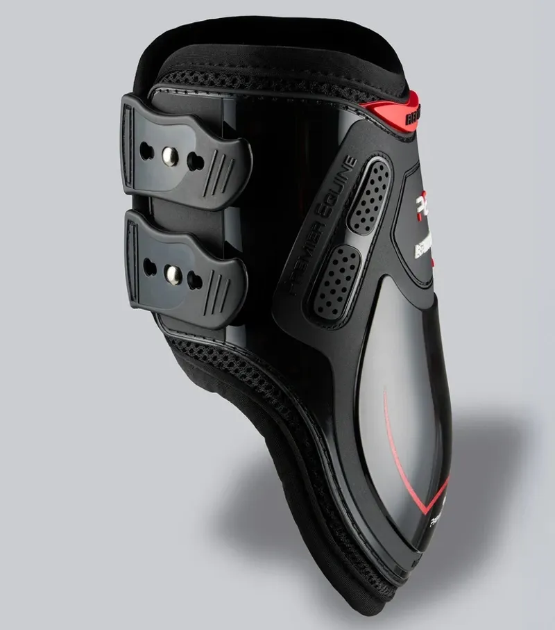 Premier Equine ArmorX Fetlock Boots - Black-2