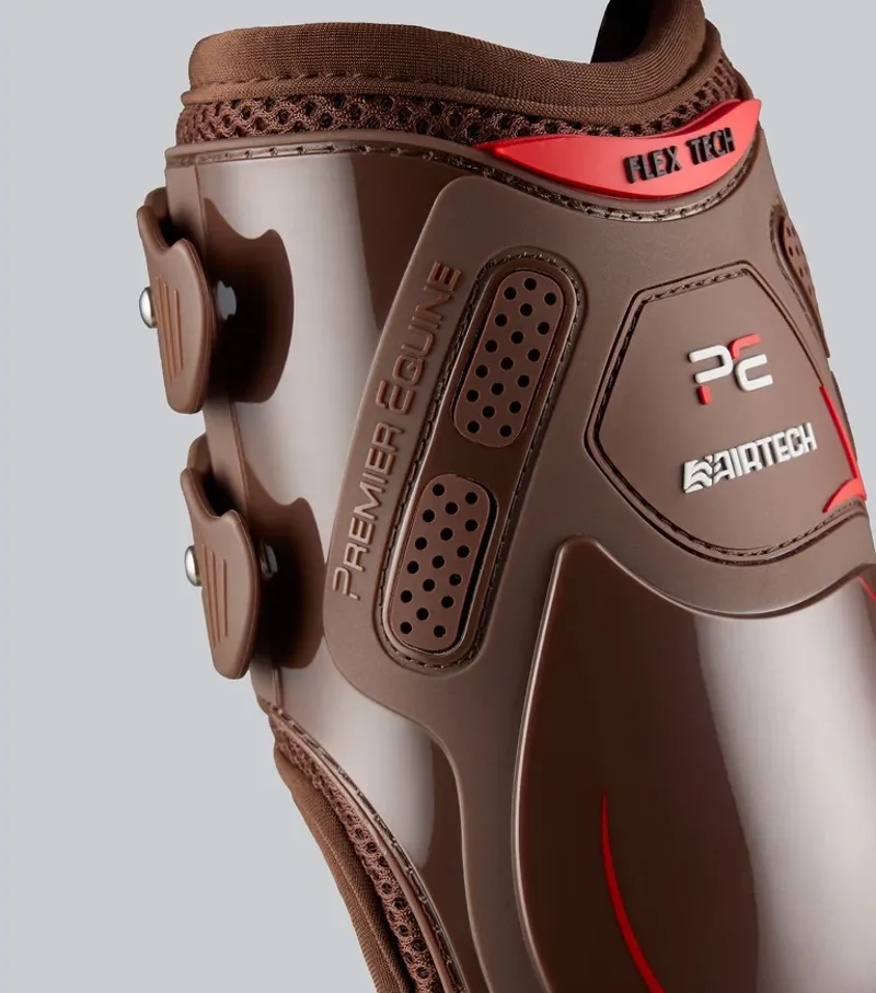 Premier Equine ArmorX Fetlock Boots - Brown-4