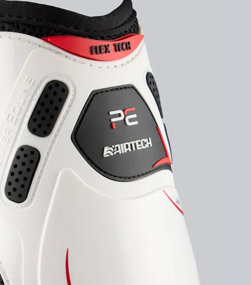 Premier Equine ArmorX Fetlock Boots - White-4