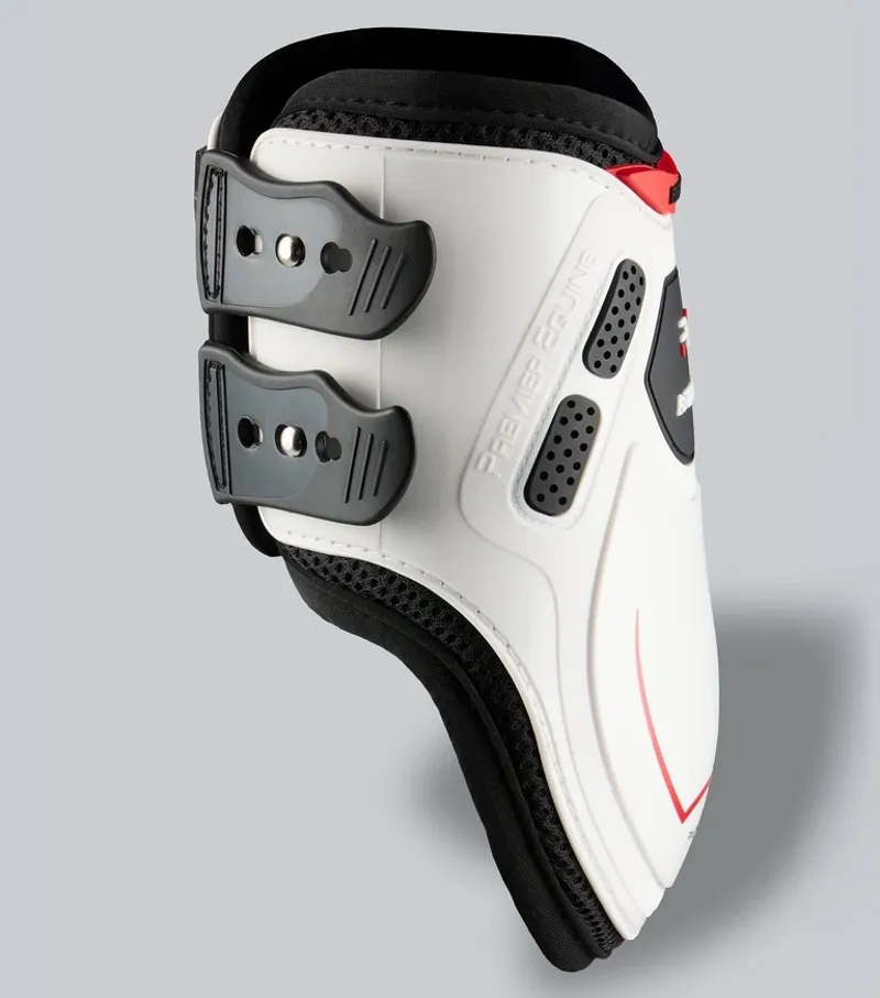 Premier Equine ArmorX Fetlock Boots - White-2