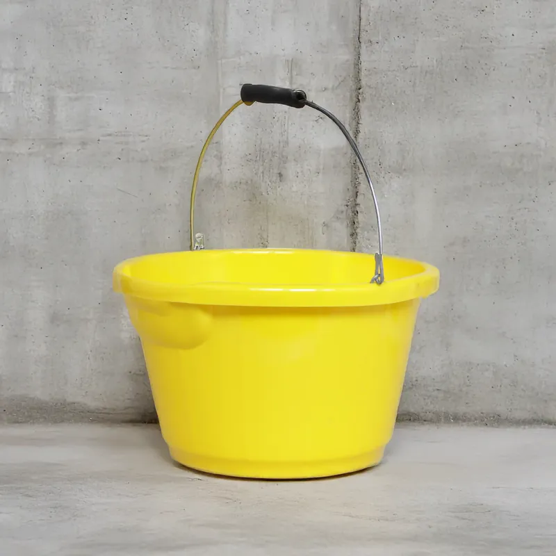 Red Gorilla Plas Shallow Bucket - 10 Litres - Yellow-3