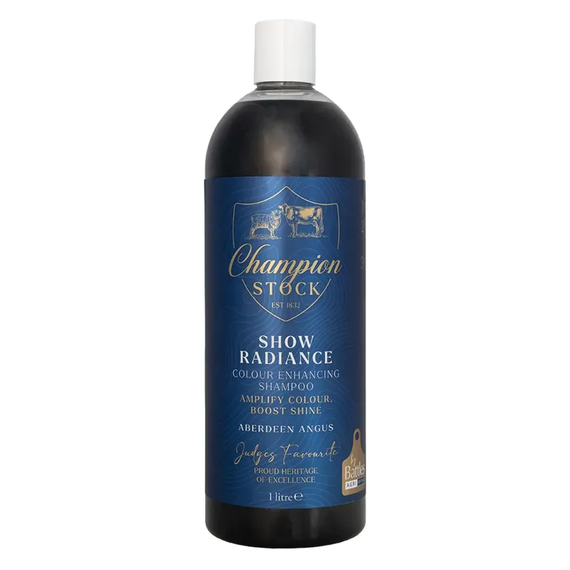 Champion Stock Show Radiance Colour Enhancing Livestock Shampoo - Aberdeen Angus
