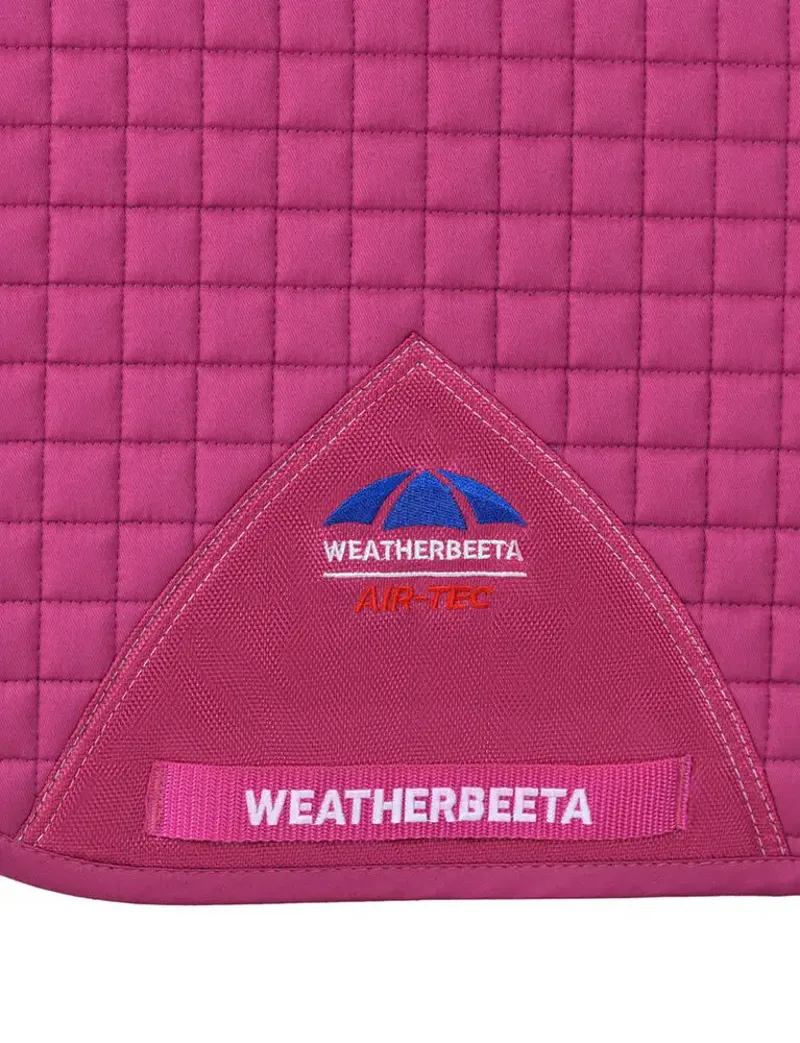 WeatherBeeta Prime Air-Tec Dressage Saddle Pad - Bright Magenta-2
