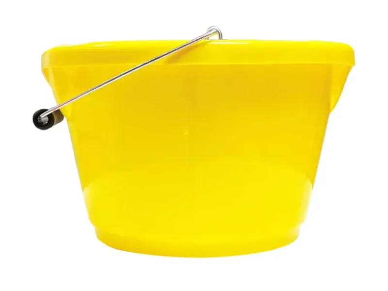 Red Gorilla Plas Shallow Bucket - 10 Litres - Yellow-1