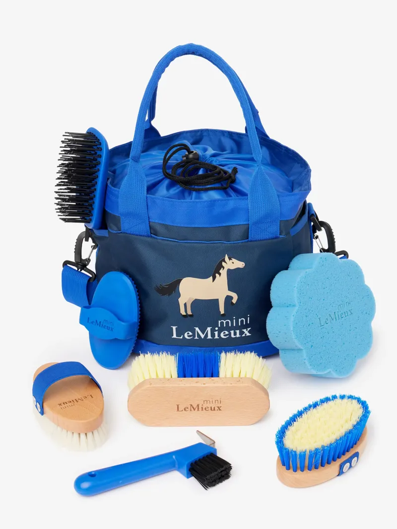 LeMieux Mini Grooming Set - Benetton Blue 