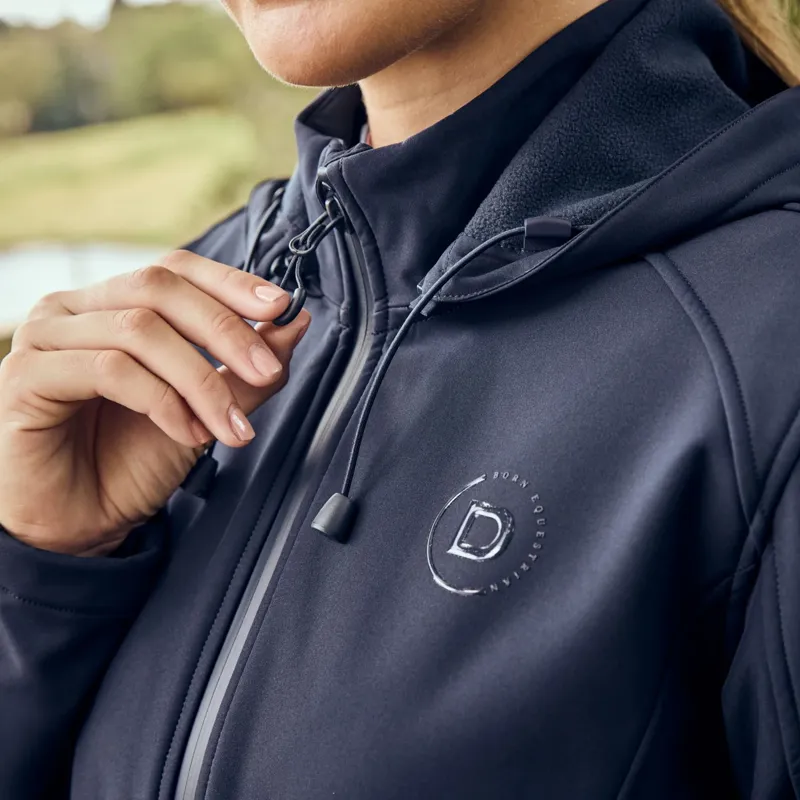 Dublin Bonded Ladies Showerproof Jacket - Navy-4