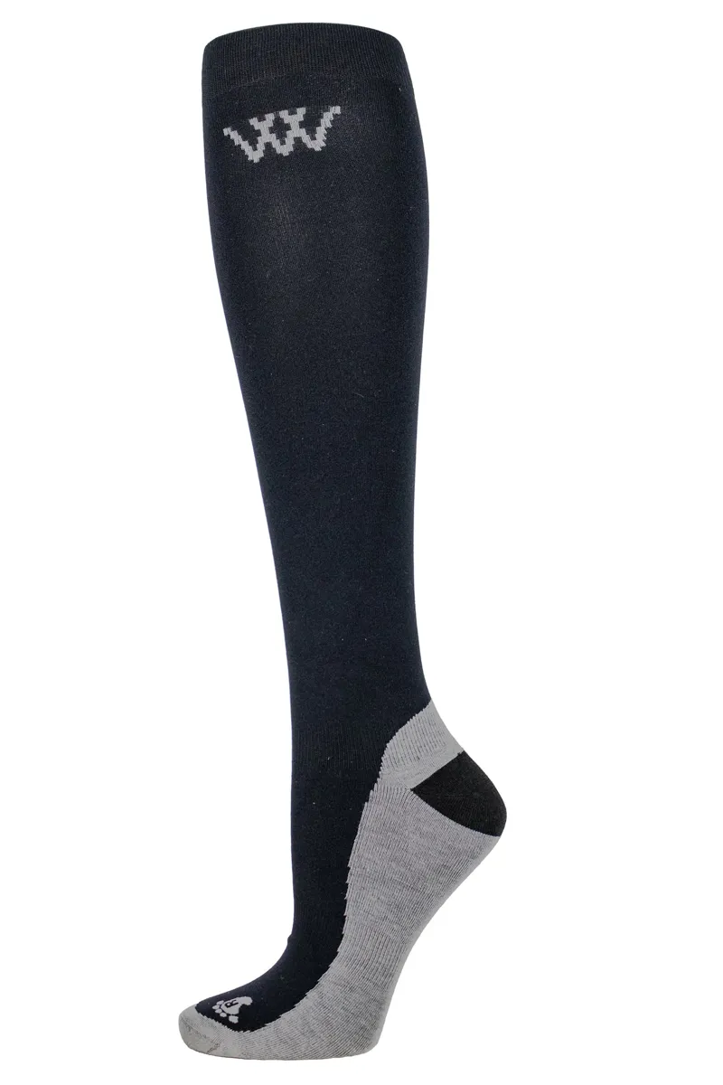 Woof Wear Competition Riding Socks - Black