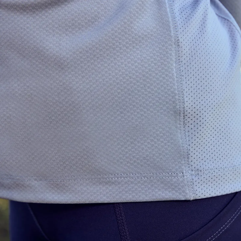 Dublin Breathable Long Sleeve Children's Riding Top - Blue Fog-5