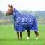 Shires Bridleway Ontario Lite 0g Combo Turnout Rug - Navy Horse
