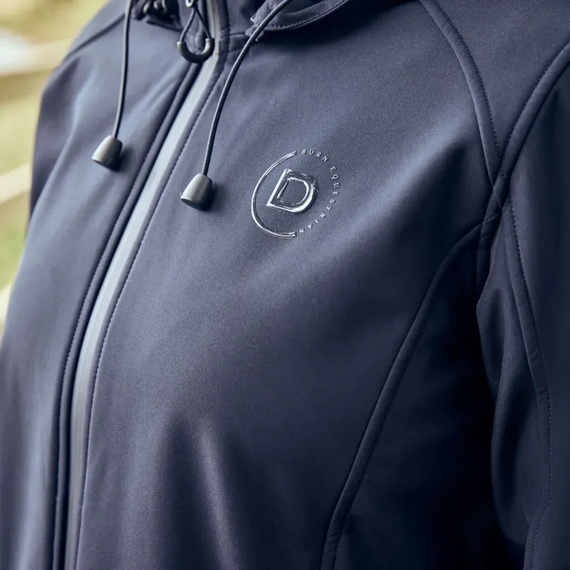 Dublin Bonded Ladies Showerproof Jacket - Navy-3