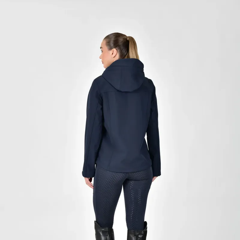 Dublin Bonded Ladies Showerproof Jacket - Navy-2